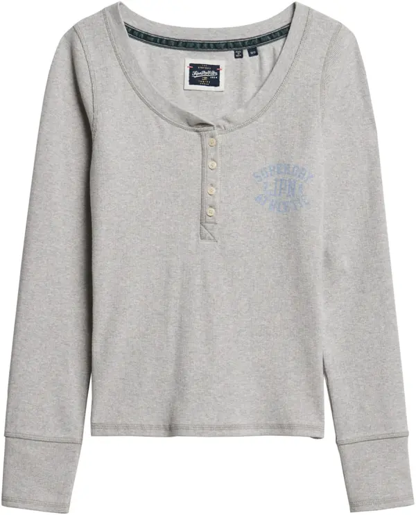 Superdry & Co Superdry & Co Majica 'Athletic'  kraljevsko plava / siva melange