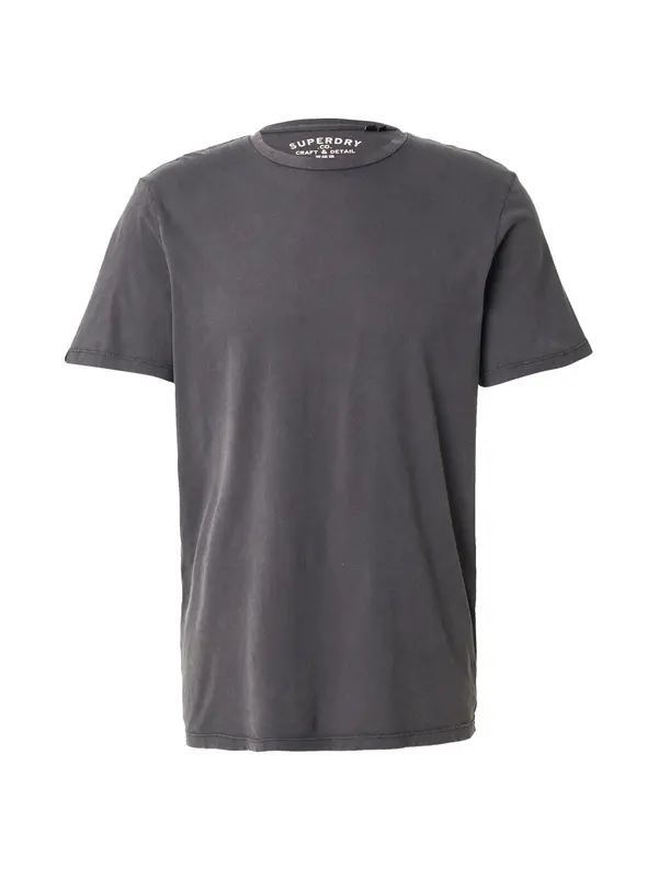 Superdry & Co Superdry & Co Majica 'Classic Essential'  tamo siva