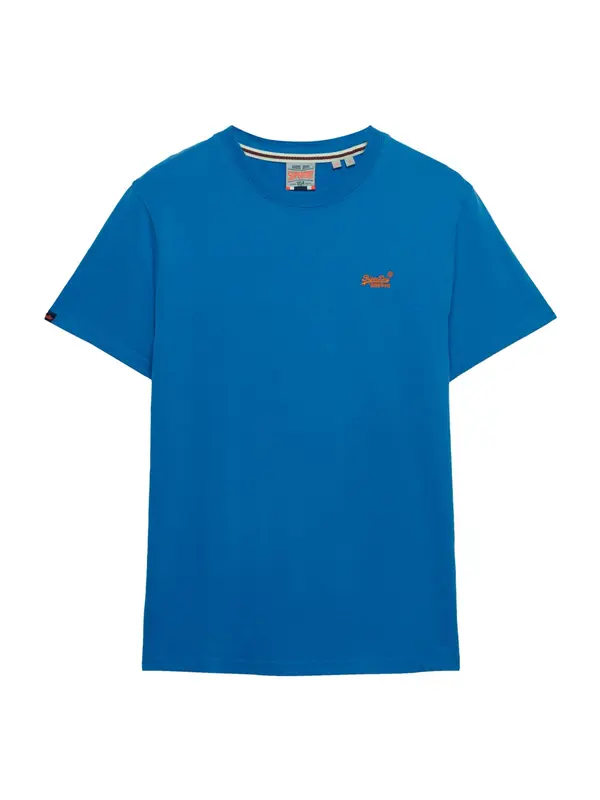Superdry & Co Superdry & Co Majica 'Essential'  kraljevsko plava / narančasta