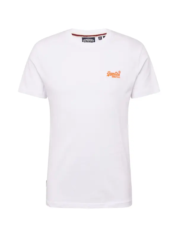 Superdry & Co Superdry & Co Majica 'Essential'  narančasta / bijela