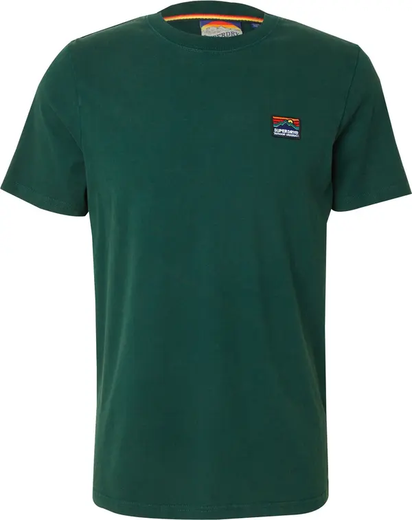 Superdry & Co Superdry & Co Majica 'Great Outdoors'  tamno zelena