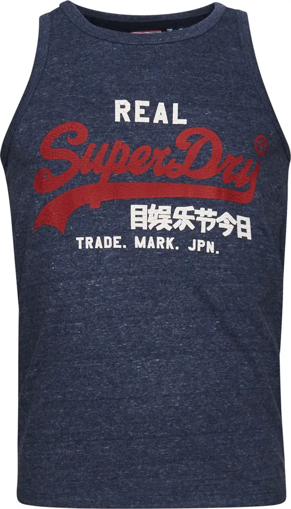Superdry & Co Superdry & Co Majica 'HERITAGE'  morsko plava / crvena / bijela