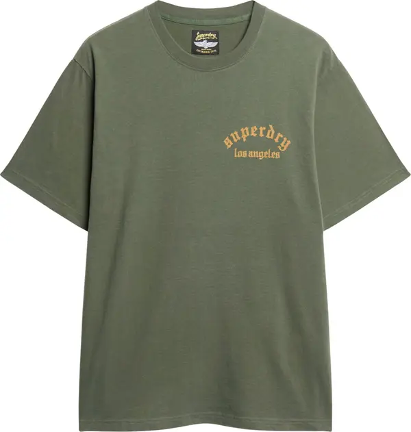 Superdry & Co Superdry & Co Majica  maslinasta / crvena / crna