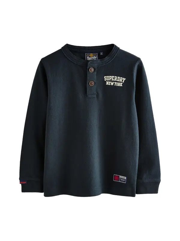 Superdry & Co Superdry & Co Majica  mornarsko plava / bijela