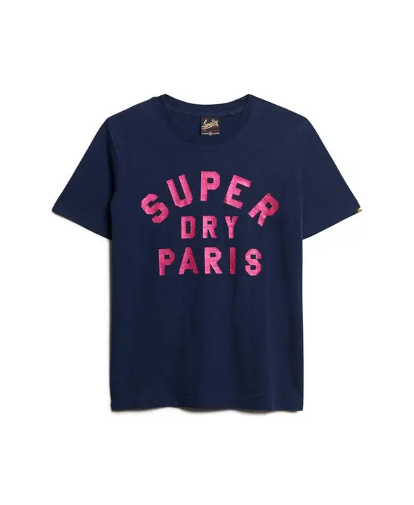 Superdry & Co Superdry & Co Majica  morsko plava / roza