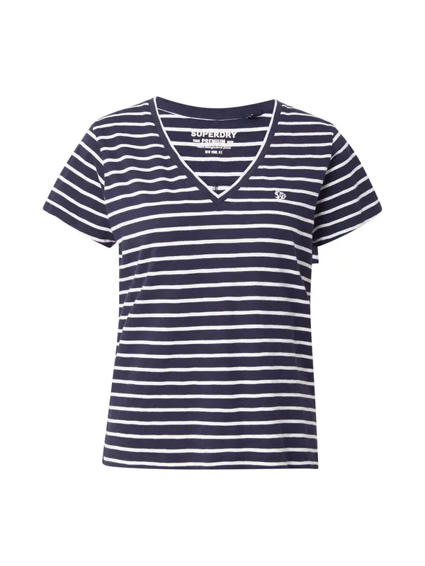 Superdry & Co Superdry & Co Majica 'STUDIOS'  morsko plava / bijela