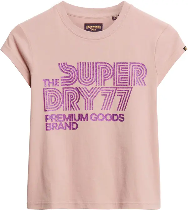 Superdry & Co Superdry & Co Majica  tamno ljubičasta / roza