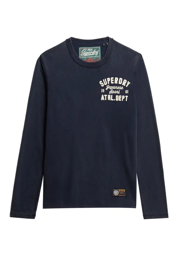 Superdry & Co Superdry & Co Majica 'Vintage Athletic'  morsko plava / bijela