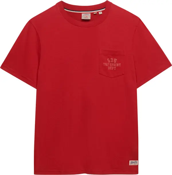 Superdry & Co Superdry & Co Majica 'VINTAGE'  crvena / pastelno crvena