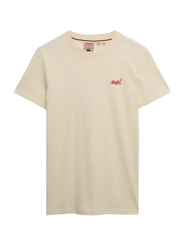 Superdry & Co Superdry & Co Majica 'VINTAGE LOGO'  svijetlobež / crvena