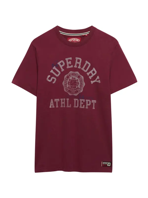 Superdry & Co Superdry & Co Majica 'Vintage Prep'  morsko plava / svijetlosiva / bordo