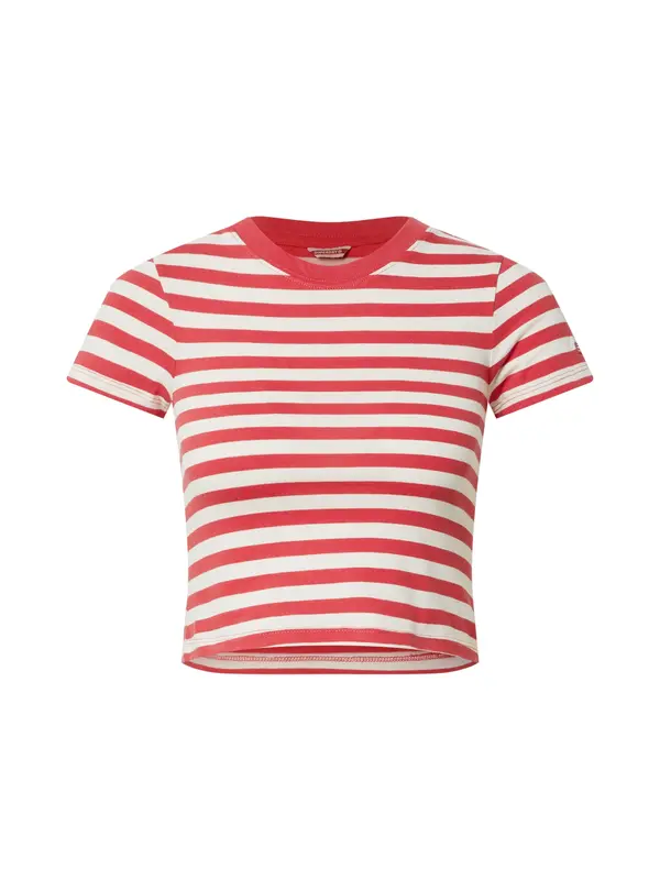 Superdry & Co Superdry & Co Majica 'VINTAGE'  svijetlocrvena / bijela