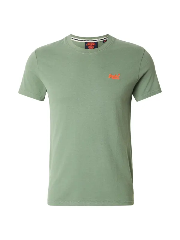 Superdry & Co Superdry & Co Majica 'VINTAGE'  svijetlozelena / tamno narančasta