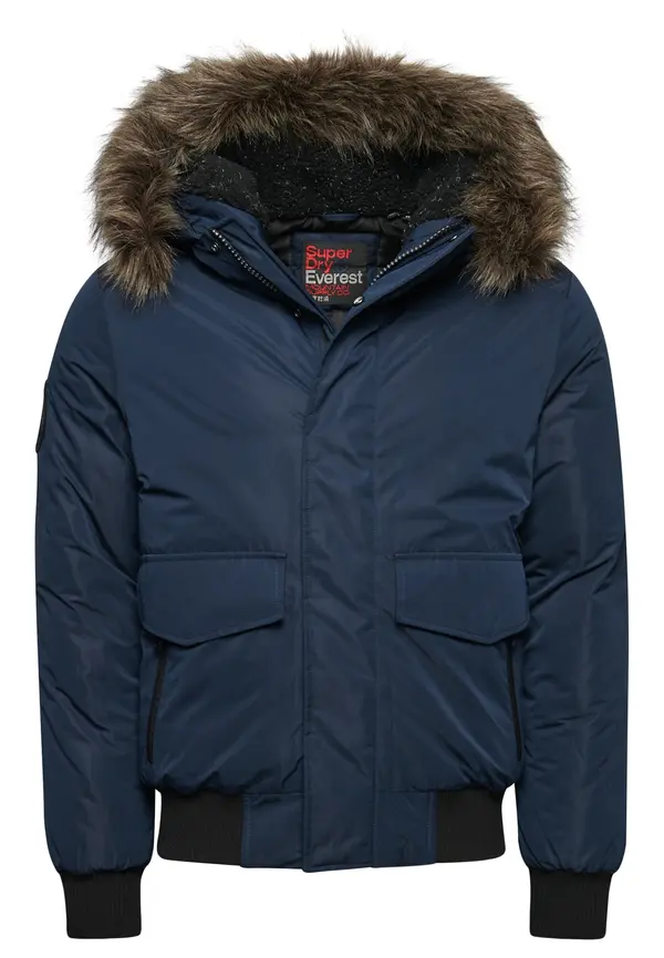 Superdry & Co Superdry & Co Prijelazna jakna 'Everest'  morsko plava / smeđa / crna