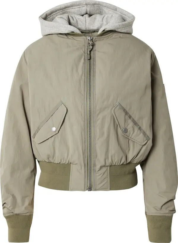 Superdry & Co Superdry & Co Prijelazna jakna 'MA1'  siva melange / kaki