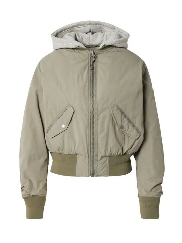 Superdry & Co Superdry & Co Prijelazna jakna 'MA1'  siva melange / kaki