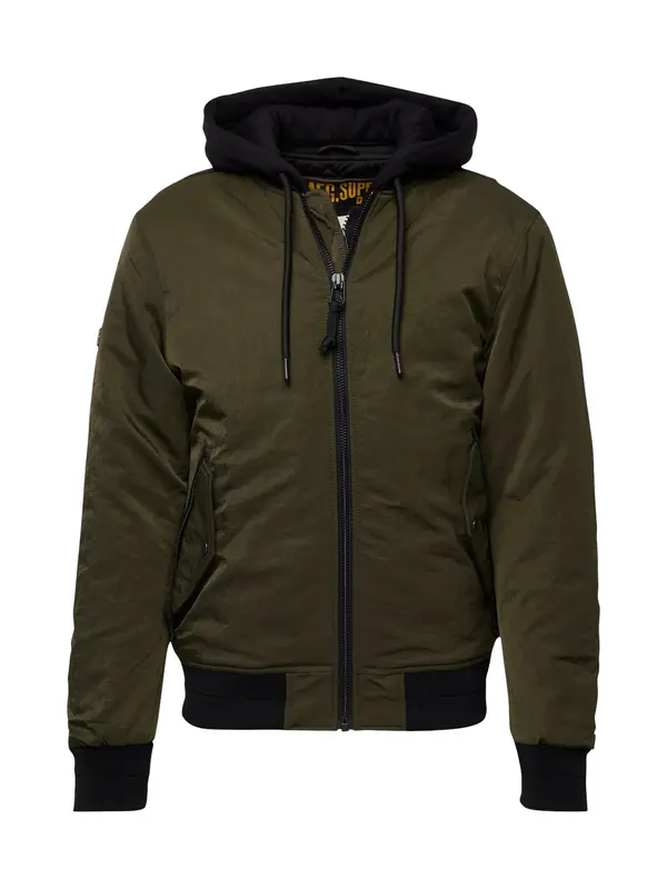 Superdry & Co Superdry & Co Prijelazna jakna 'MA1'  tamno zelena / crna
