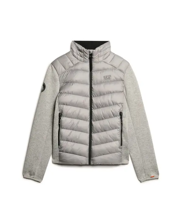 Superdry & Co Superdry & Co Prijelazna jakna 'Storm'  svijetlosiva / siva melange