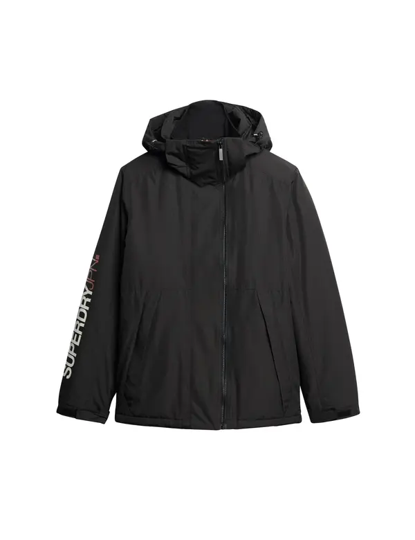 Superdry & Co Superdry & Co Prijelazna jakna 'Yachter'  narančasto crvena / crna / bijela