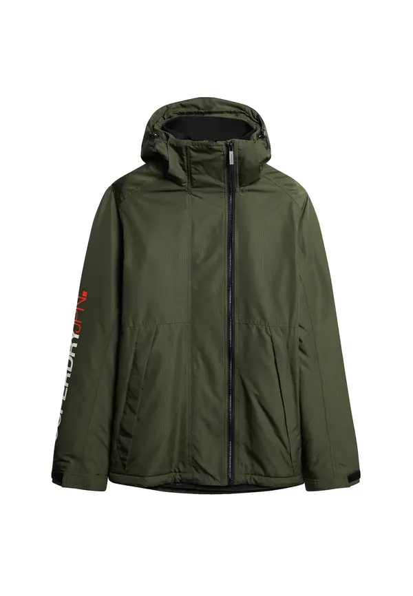 Superdry & Co Superdry & Co Prijelazna jakna 'Yachter'  tamno zelena / vatreno crvena / bijela