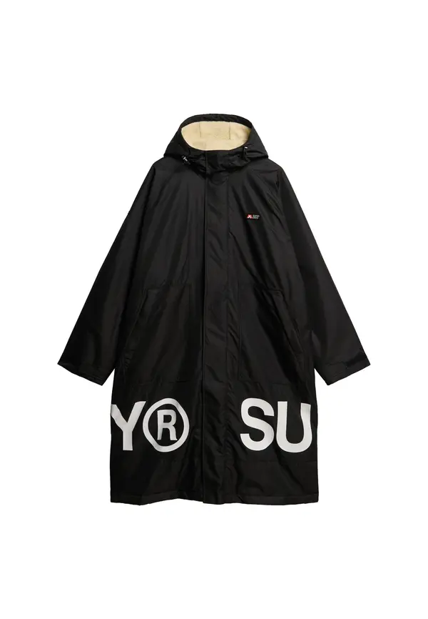 Superdry & Co Superdry & Co Prijelazni kaput  crna / bijela