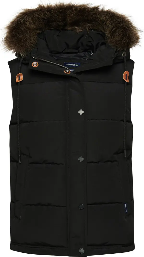 Superdry & Co Superdry & Co Prsluk 'Everest'  crna