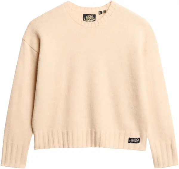 Superdry & Co Superdry & Co Pulover 'Essential'  bež / crna