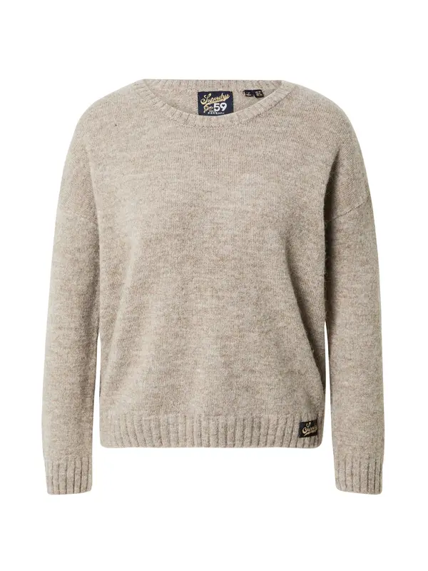 Superdry & Co Superdry & Co Pulover 'ESSENTIAL'  bež melange
