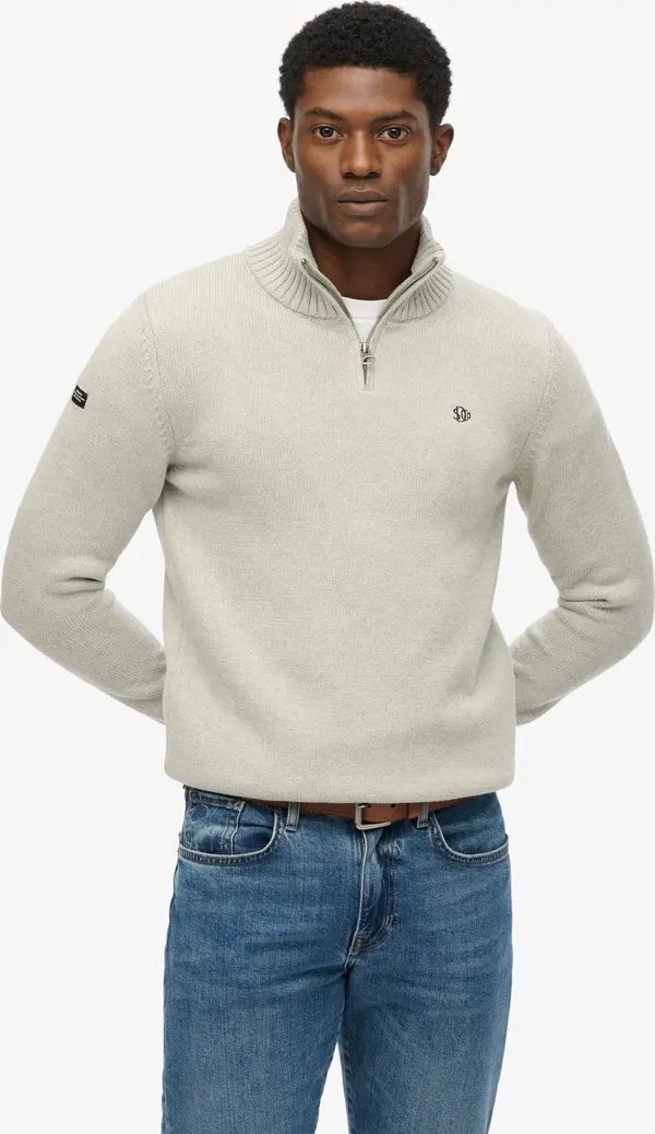 Superdry & Co Superdry & Co Pulover  siva melange