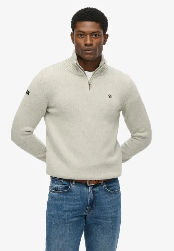 Superdry & Co Superdry & Co Pulover  siva melange