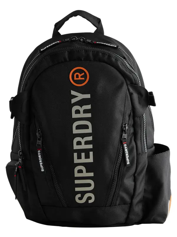 Superdry & Co Superdry & Co Ruksak 'Back to School'  siva / crna