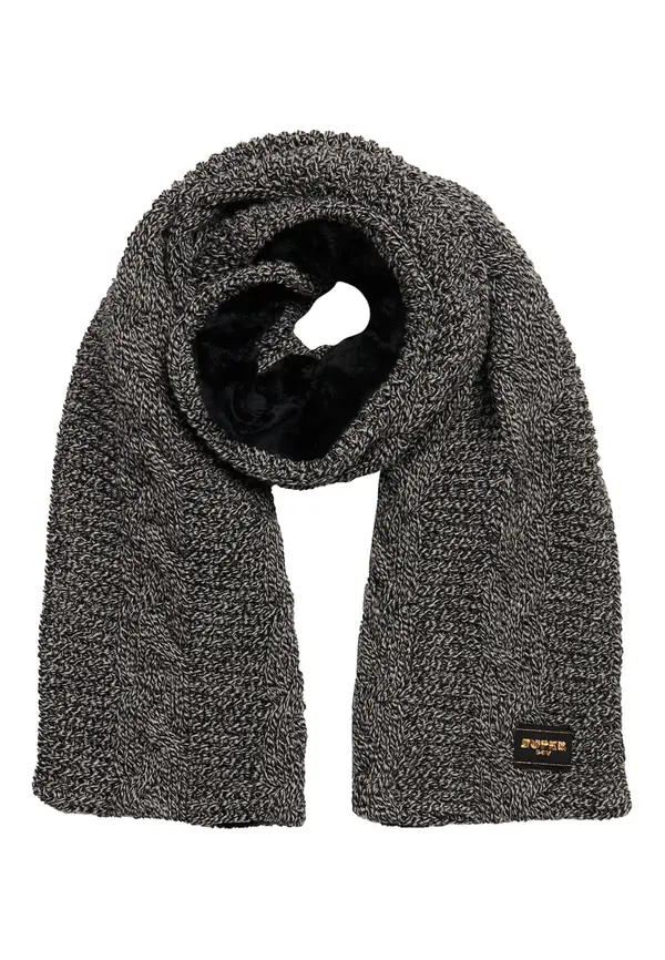 Superdry & Co Superdry & Co Šal  crna melange