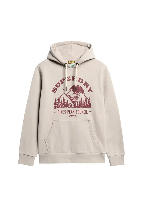 Superdry & Co Superdry & Co Sweater majica  ecru/prljavo bijela / rubin crvena