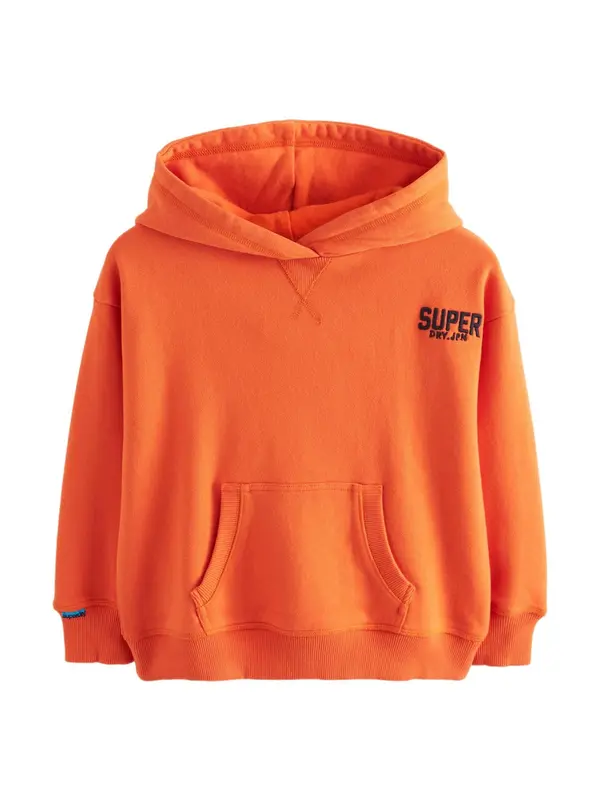 Superdry & Co Superdry & Co Sweater majica 'Essentials'  narančasta / crna