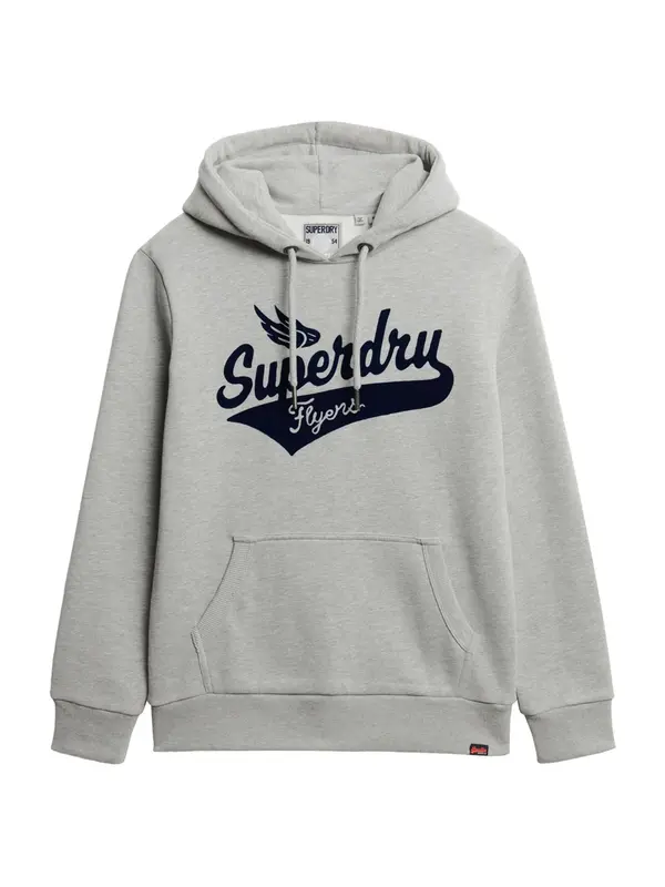 Superdry & Co Superdry & Co Sweater majica 'FLYERS'  mornarsko plava / siva