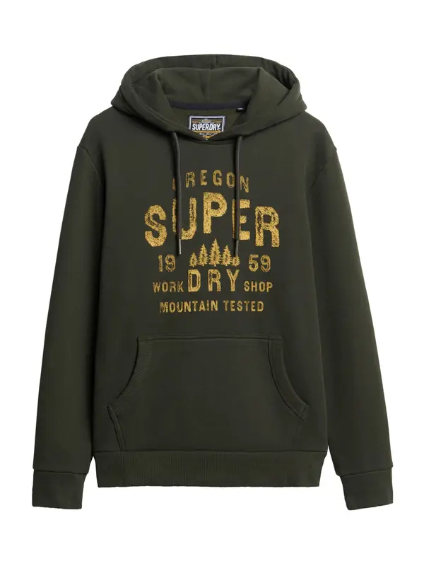 Superdry & Co Superdry & Co Sweater majica  kaki / maslinasta
