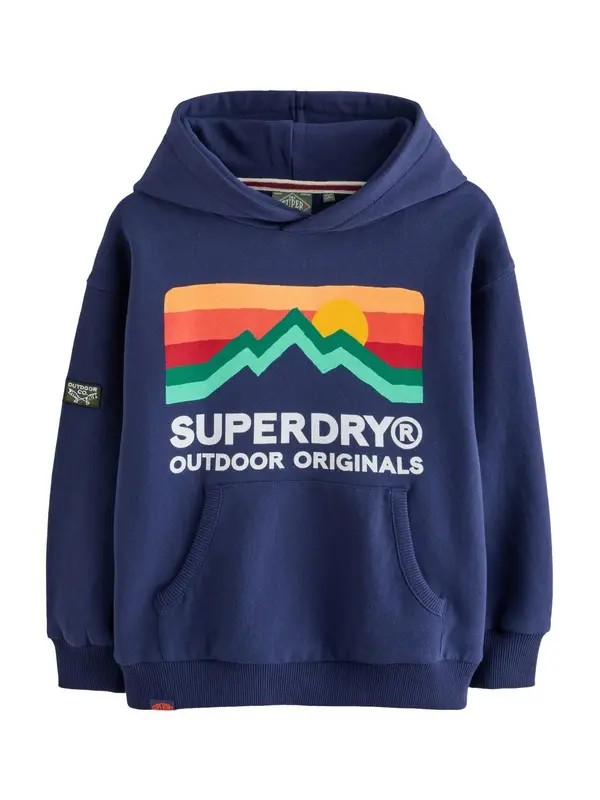 Superdry & Co Superdry & Co Sweater majica  mornarsko plava / žuta / zelena / crvena