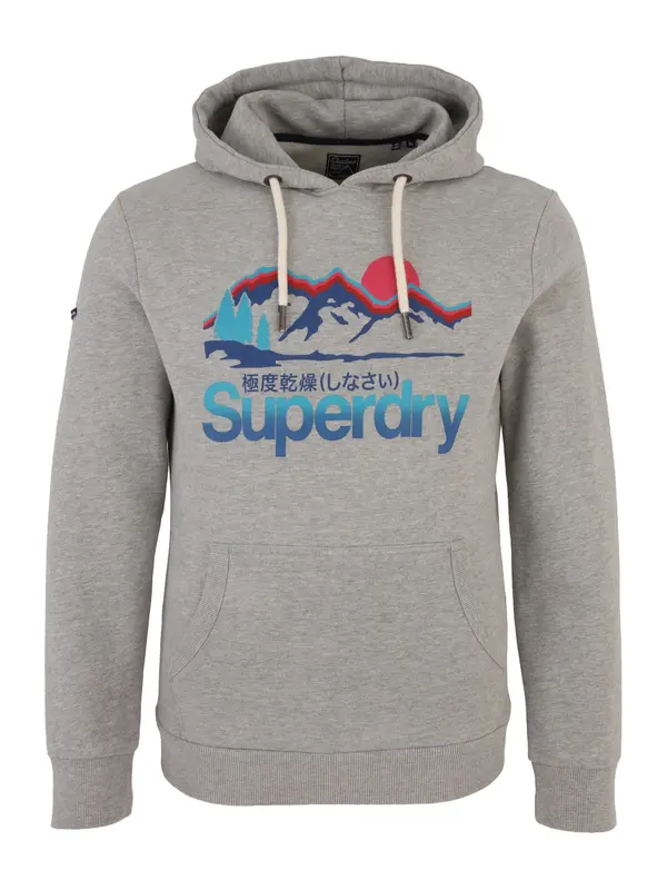 Superdry & Co Superdry & Co Sweater majica  plava / azur / siva melange / tamno roza