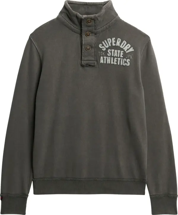 Superdry & Co Superdry & Co Sweater majica  siva / tamo siva