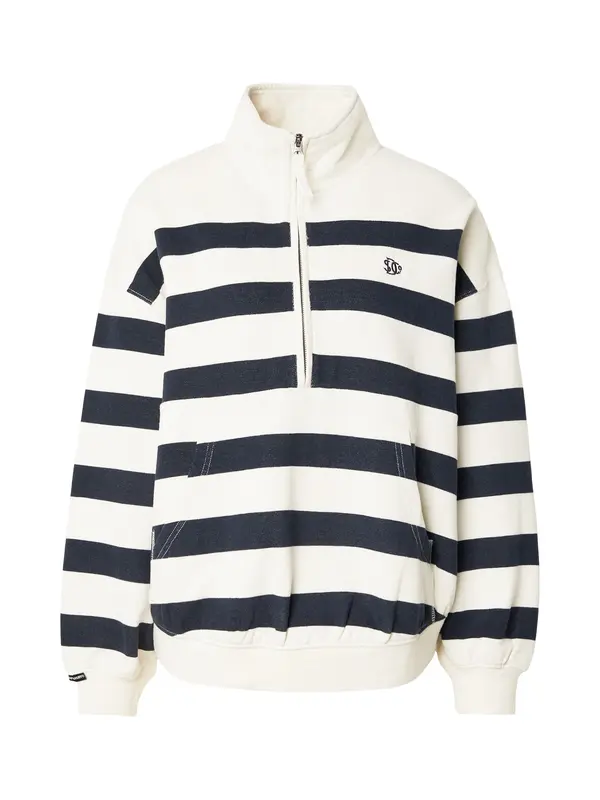 Superdry & Co Superdry & Co Sweater majica 'STUDIOS'  mornarsko plava / bijela