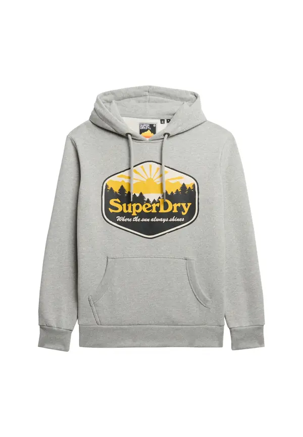 Superdry & Co Superdry & Co Sweater majica 'Sun Tab'  žuta / siva melange / pastelno roza / crna