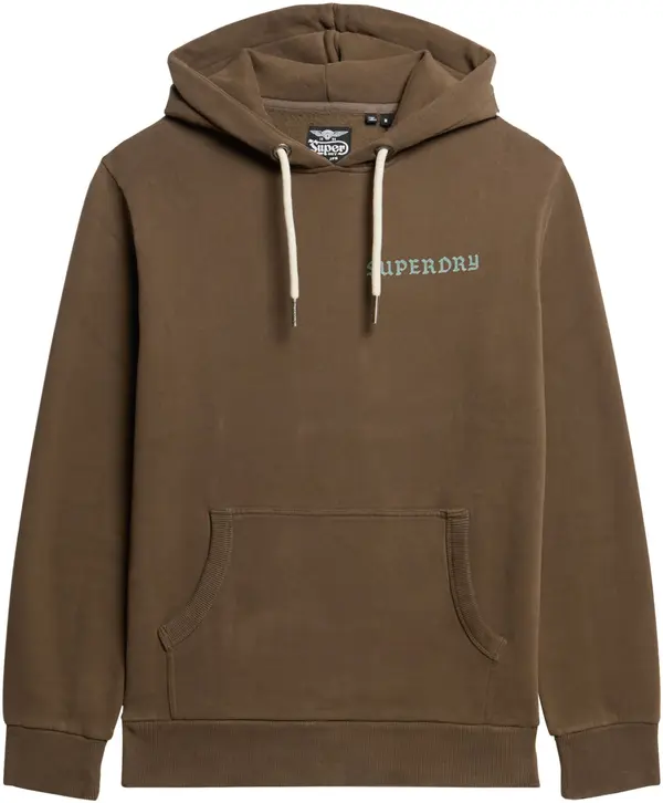 Superdry & Co Superdry & Co Sweater majica 'Tattoo'  maslinasta / narančasta / losos / bijela