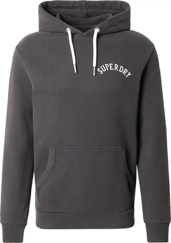 Superdry & Co Superdry & Co Sweater majica 'Tattoo'  pastelno žuta / boja vina / crna / bijela