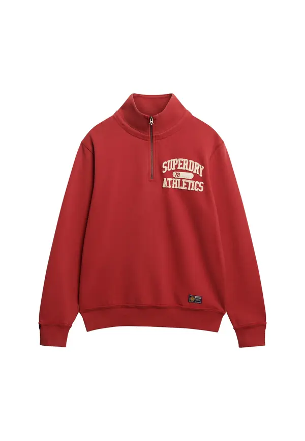 Superdry & Co Superdry & Co Sweater majica 'Vintage Athletic'  bež / crvena