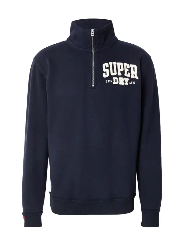 Superdry & Co Superdry & Co Sweater majica 'VINTAGE ATHLETIC'  boja pijeska / morsko plava