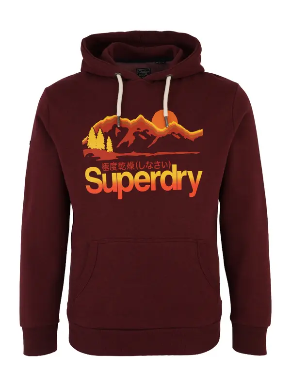Superdry & Co Superdry & Co Sweater majica  žuta / narančasta / bordo