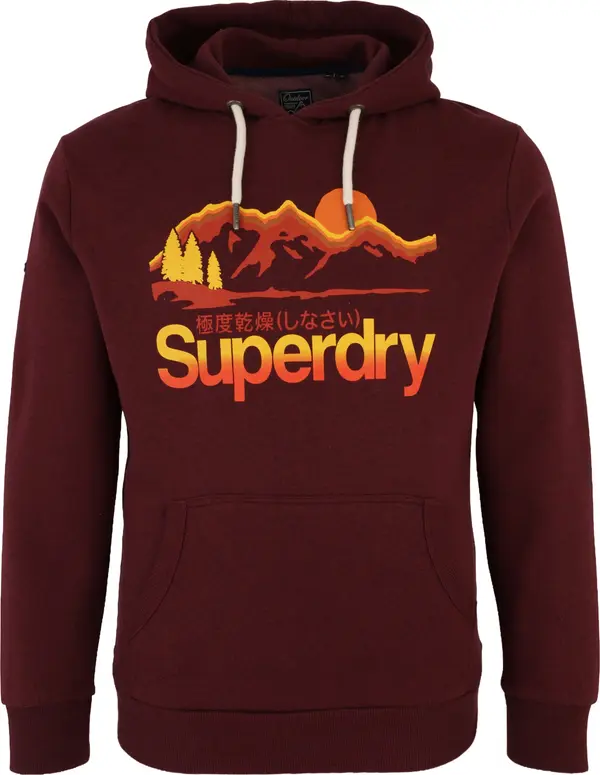 Superdry & Co Superdry & Co Sweater majica  žuta / narančasta / bordo