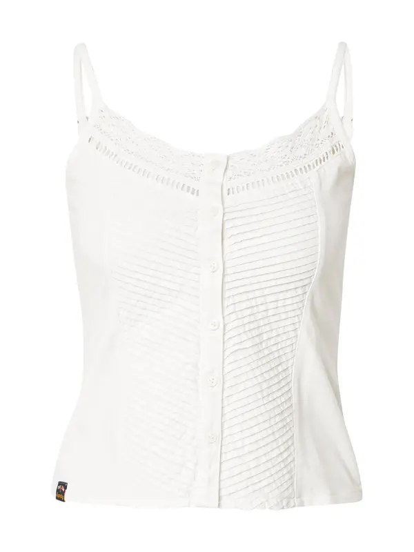 Superdry & Co Superdry & Co Top  vuneno bijela