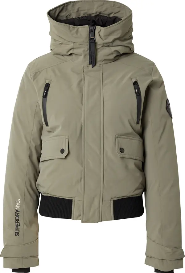 Superdry & Co Superdry & Co Zimska jakna 'City'  maslinasta / crna / prljavo bijela