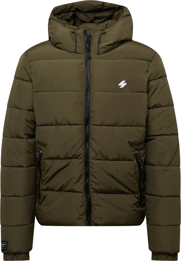 Superdry & Co Superdry & Co Zimska jakna  maslinasta / bijela